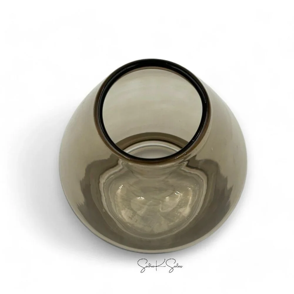 Pedestal Smoky Glass‎ Vase - Threshold Studio McGee, Target